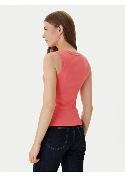 Tommy Jeans Top Essential DW0DW20673 Różowy Slim Fit