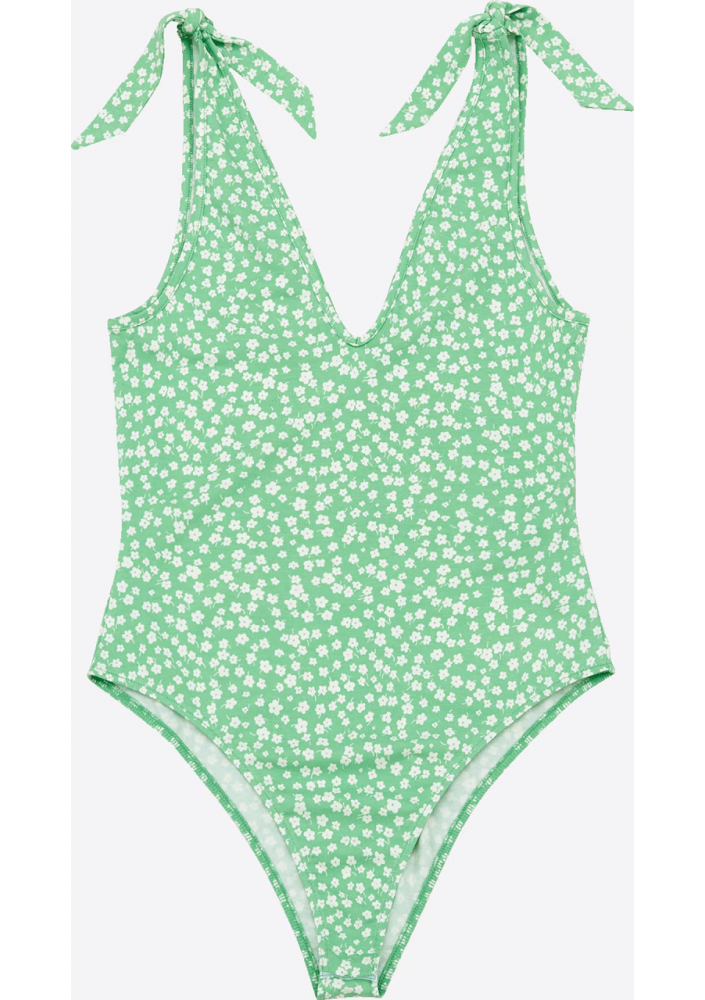 EDITED Koszula body Tonia w kolorze Zielony