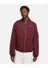 Nike Life Kurtka lotnicza męska z tkaniny, kolor bordowo-biały