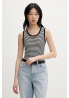 Tommy Jeans Top Essential DW0DW20673 Czarny Regular Fit