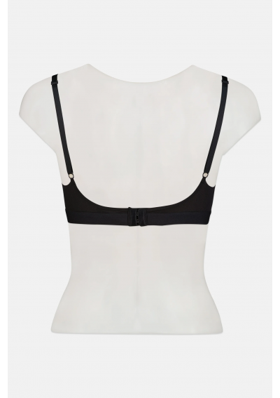 Karl Lagerfeld Women Brand Logo Non-Padded Bra, Black