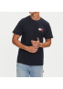 Tommy Jeans T-Shirt Essential Flag DM0DM20740 Granatowy Slim Fit