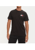Tommy Jeans T-Shirt Essential Flag DM0DM20740 Czarny Slim Fit