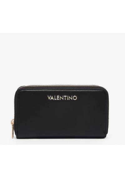 VALENTINO Clio Re Portfel zapinany na suwak Nero VPS9OG47