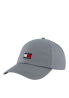 Tommy Jeans czapka z daszkiem męska bawełniana szara AM0AM12020
