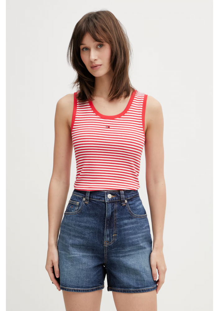 Tommy Jeans top damski bawełniany DW0DW20673
