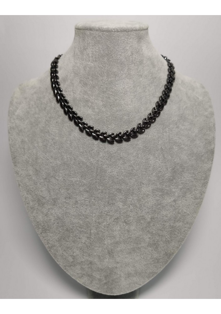 Pilgrim Naszyjnik Klasyczny kolor hematytowy