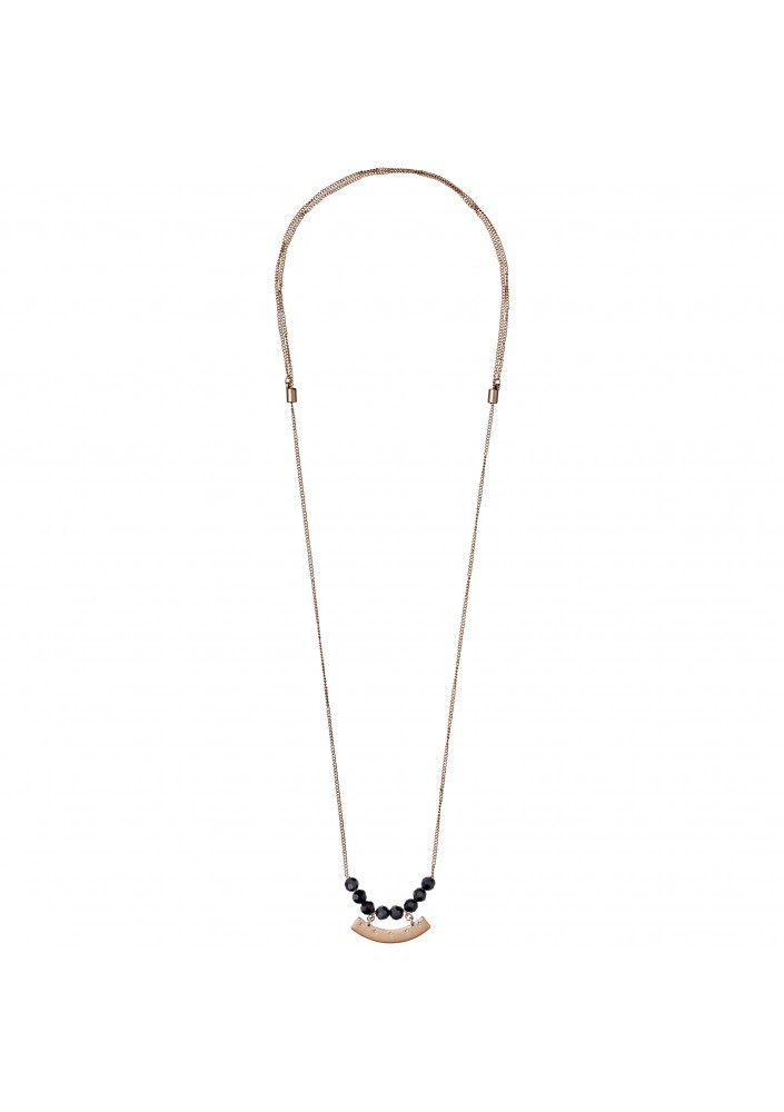 Naszyjnik Pielgrzyma z mosiądzu pozłacanym różowo